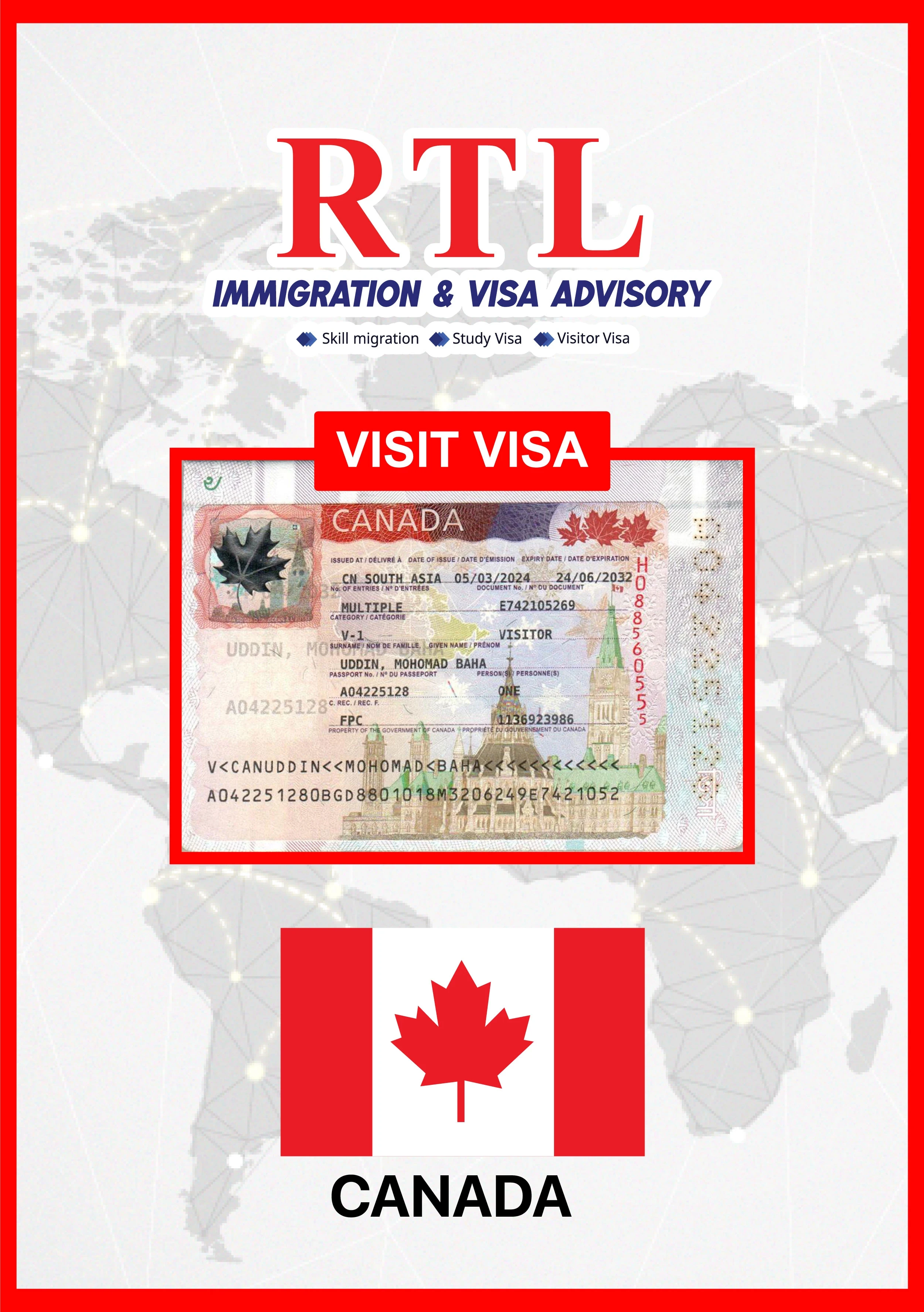 Canada Schooling Visa from Bangladesh